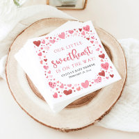 Pink Little Sweetheart Valentine's Day Baby Shower