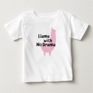 Pink Llama Baby T-Shirt