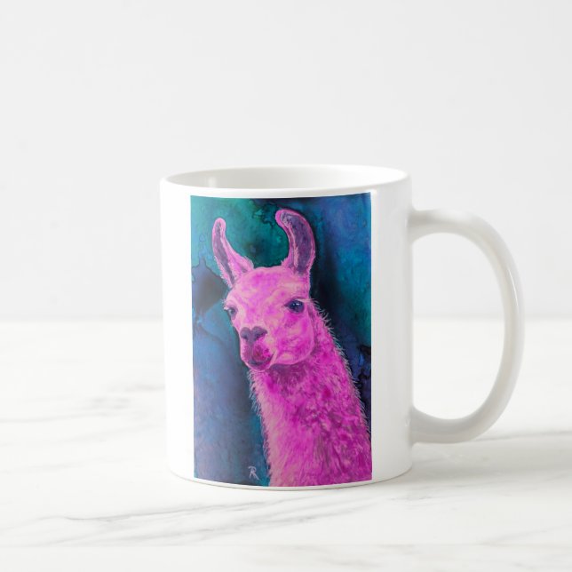 Pink Llama Mug (Right)