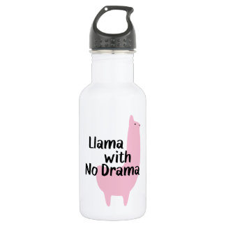 Pink Llama Water Bottle