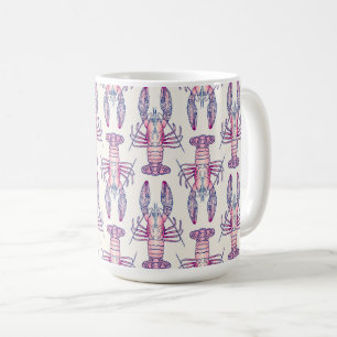 Pink Lobster Coffee Mug