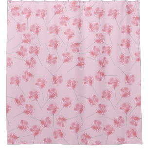 Pink Lollipop Shower Curtain