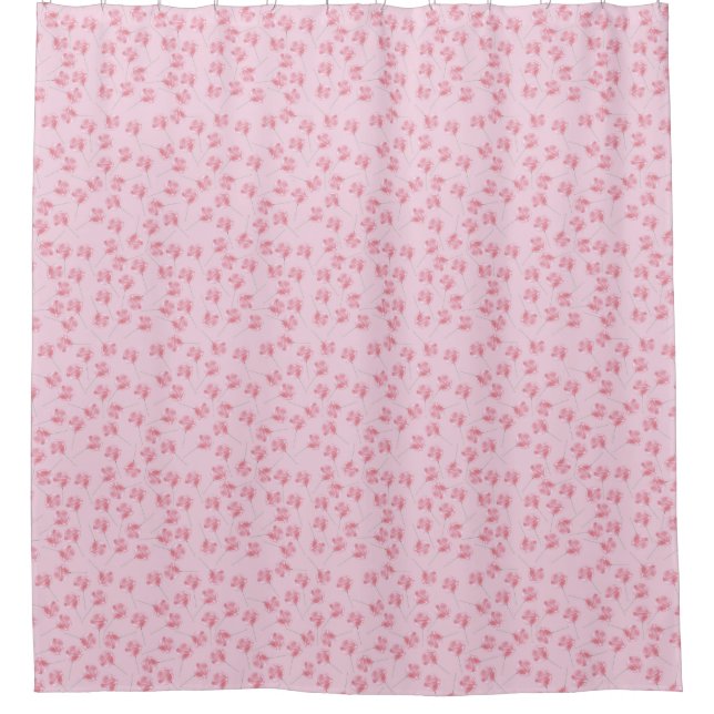 Pink Lollipop Shower Curtain (Front)