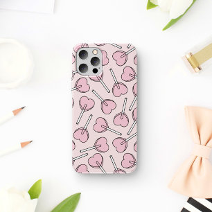 Pink Lollipops, Heart Lollipops, Lollipop Pattern