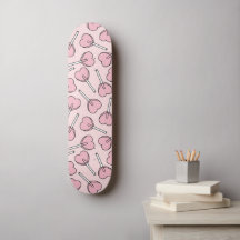 Pink Lollipops, Heart Lollipops, Lollipop Pattern