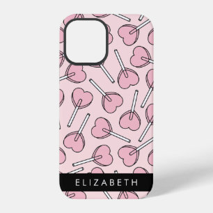 Pink Lollipops, Heart Lollipops, Lolly, Your Name iPhone 12 Pro Case