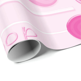 Pink Lollipops Wrapping Paper