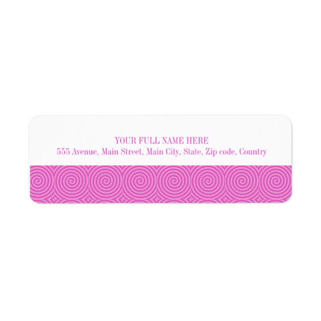 Pink Lollypop Pattern (Front)