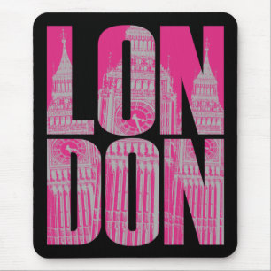 Pink London Mouse Mat