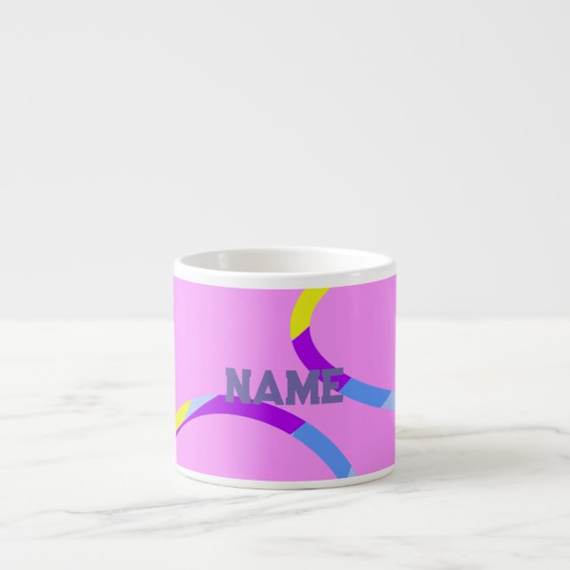 Pink Loops With A Name Speciality Mug (Front)