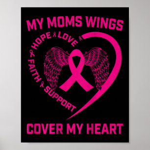Pink Loss Of Loved One Mother Mum Breast Cancer Ck Poster