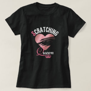 Pink Lottery Scratching Queen T-Shirt