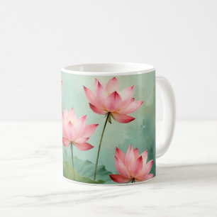 Pink Lotus Artwork  Coffee Mug
