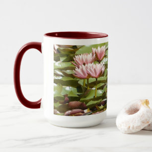 PINK LOTUS BLOSSOMS MUG