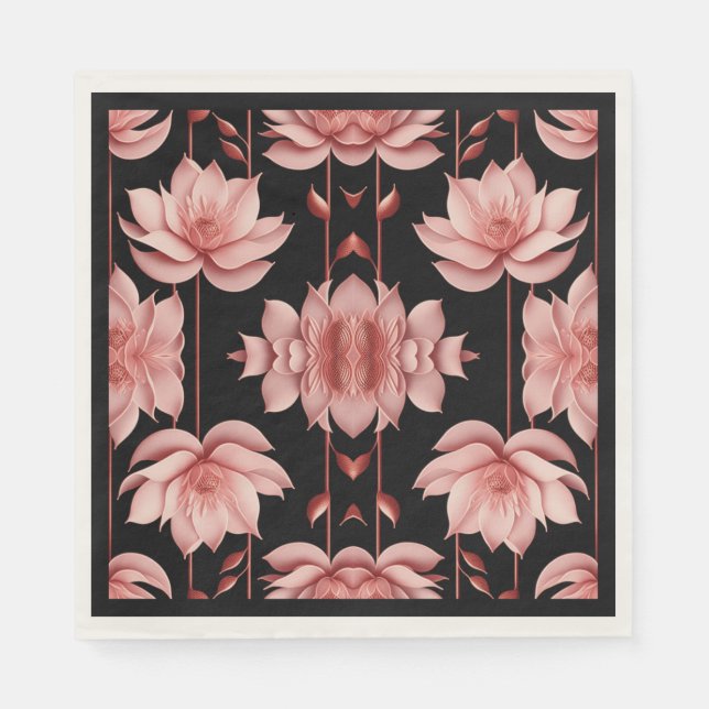 Pink Lotus Classic Napkin (Front)