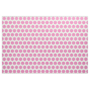 Pink lotus fabric