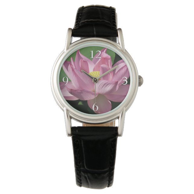 Pink Lotus Flower IV Watch (Front)