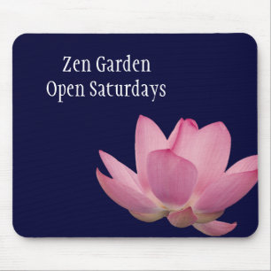 Pink Lotus Flower Mouse Mat