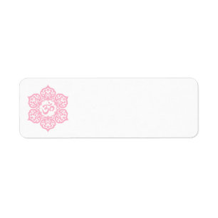 Pink Lotus Flower Om