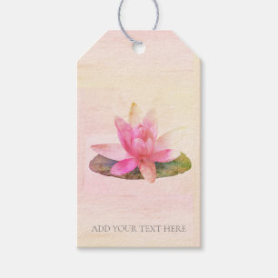 PINK LOTUS : GIFT TAG