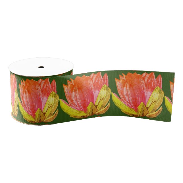 Pink Lotus Grosgrain Ribbon (Spool)