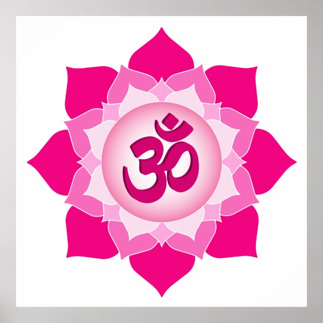 Pink lotus poster (Front)