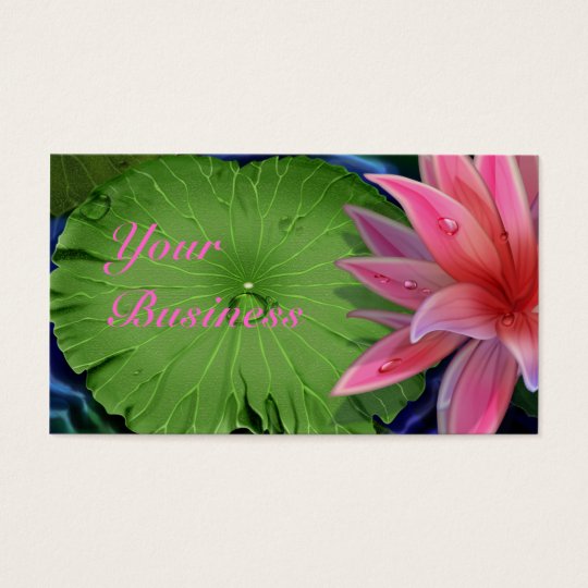Pink Lotus Standard Business Card