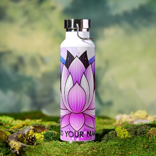 Pink Lotus Water Bottle (Outdoor)