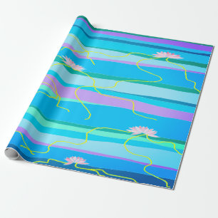 Pink Lotus Wrapping Paper