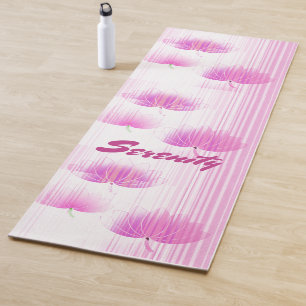 Pink Lotus Yoga Mat