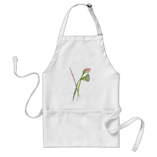Pink Lotus Zen flower Buddhist Art Standard Apron