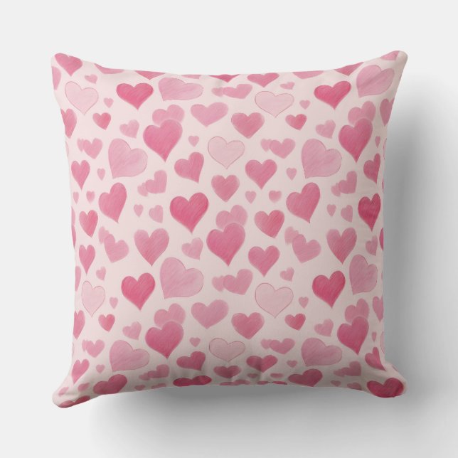 Pink Love Cushion (Back)
