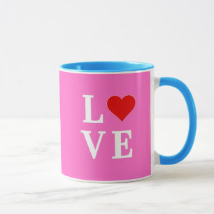 Pink LOVE Elegant Stylish Mug