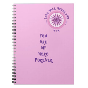 PINK LOVE GIFT FOR MOM , MOTHERS DAY , BIRTHDAY NOTEBOOK