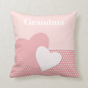 Pink Love Heart Cushion