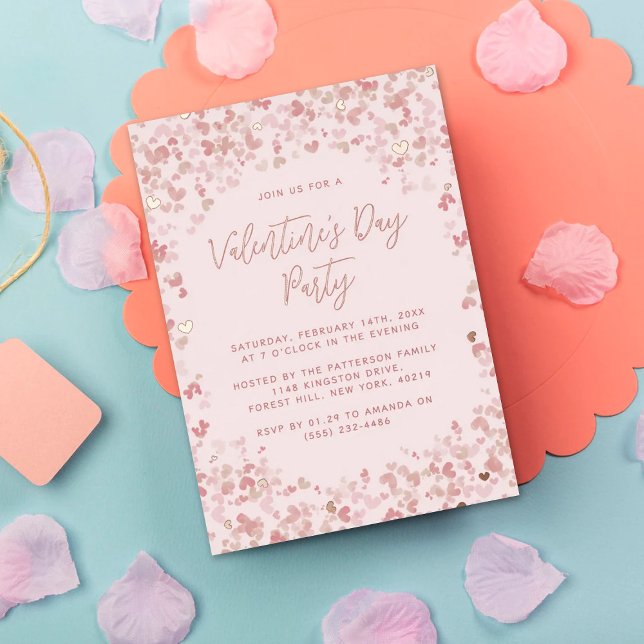 Pink Love Hearts Valentine's Day Party Real (Creator Uploaded)