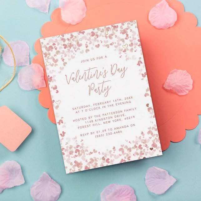Pink Love Hearts Valentine's Day Party Real (Creator Uploaded)