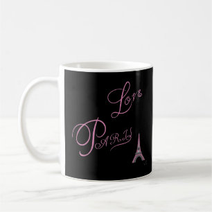 Pink-Love-Paris-Eiffel-Tower-Unique Coffee Mug
