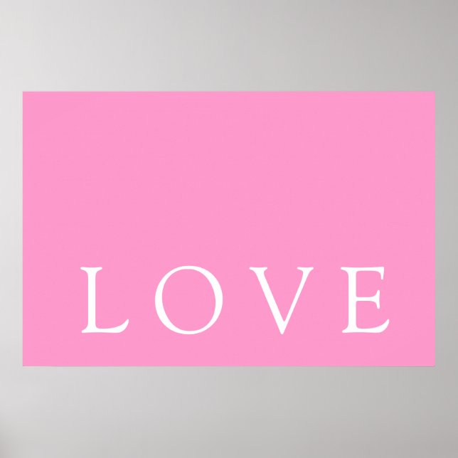 Pink Love Poster (Front)