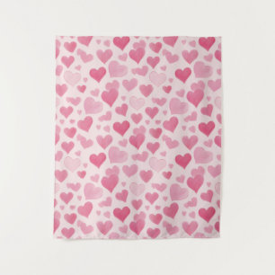 Pink Love Tapestry