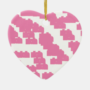 pink lucky 888 ceramic tree decoration