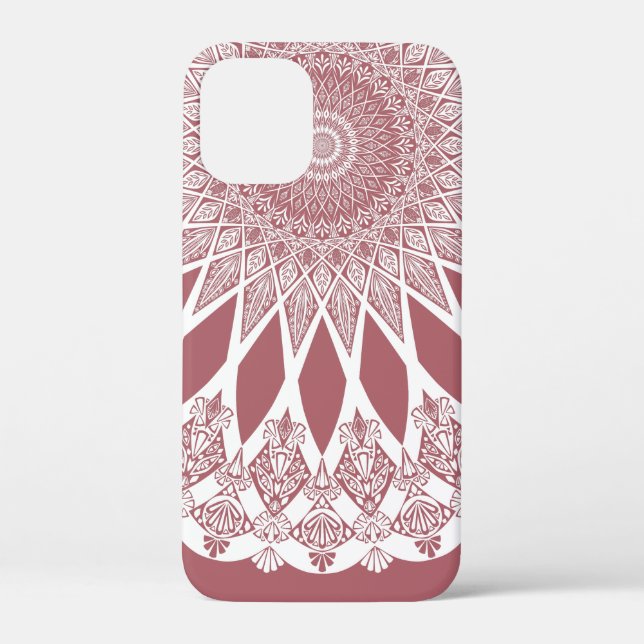 Pink Madder Tristyns Mandala Case-Mate iPhone Case (Back)