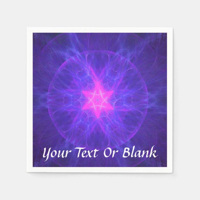 Pink Magen David Napkin (Front)