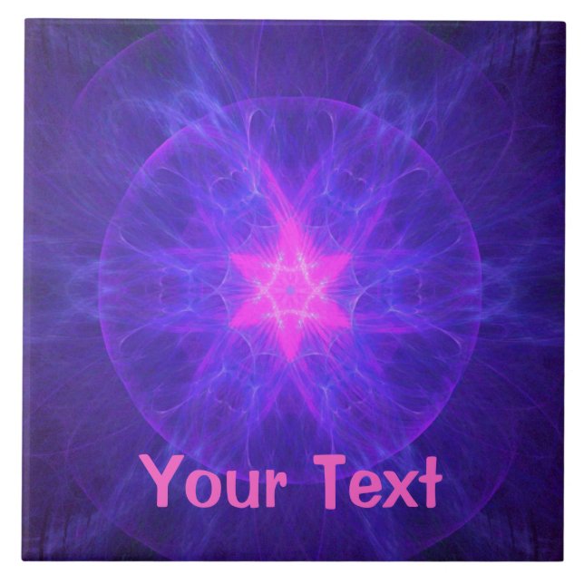 Pink Magen David Tile (Front)