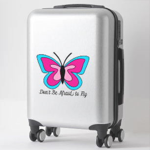 Pink Magenta Blue Butterfly   Add Text
