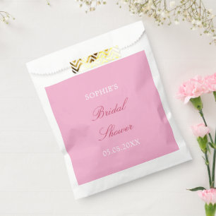 Pink Magenta Bridal Shower Favour Bags