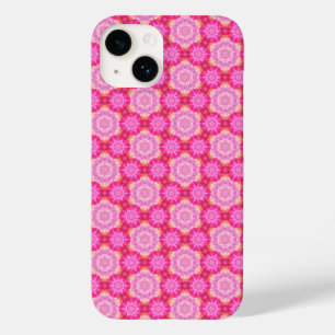 Pink Magenta Mandala Phone Case Boho Kaleidoscop