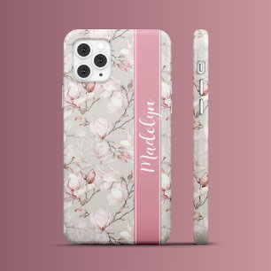 Pink Magnolia Elegance iPhone 16 Pro Max Case