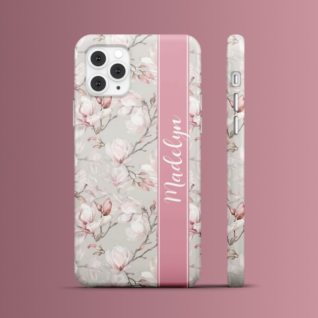 Pink Magnolia Elegance Case-Mate iPhone Case (Creator Uploaded)