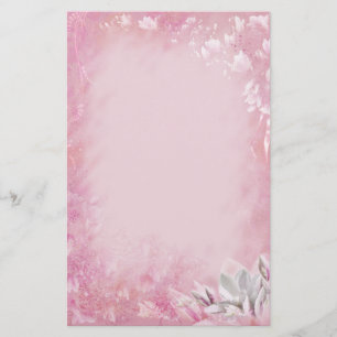 Pink Magnolia Stationery